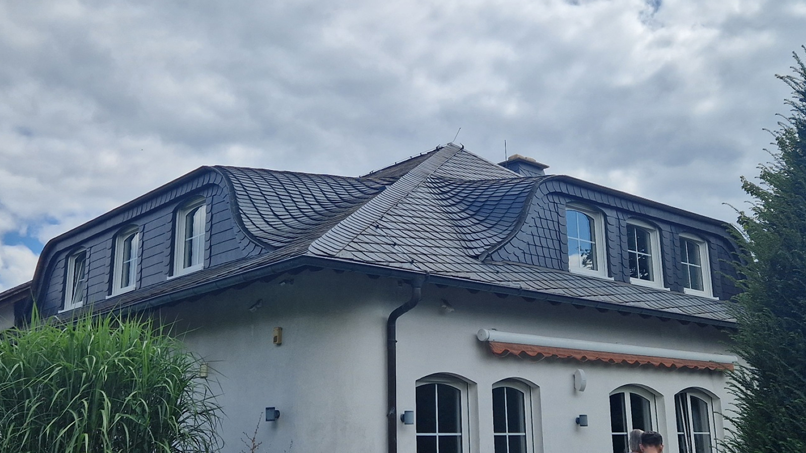 Haus mit Schieferdach