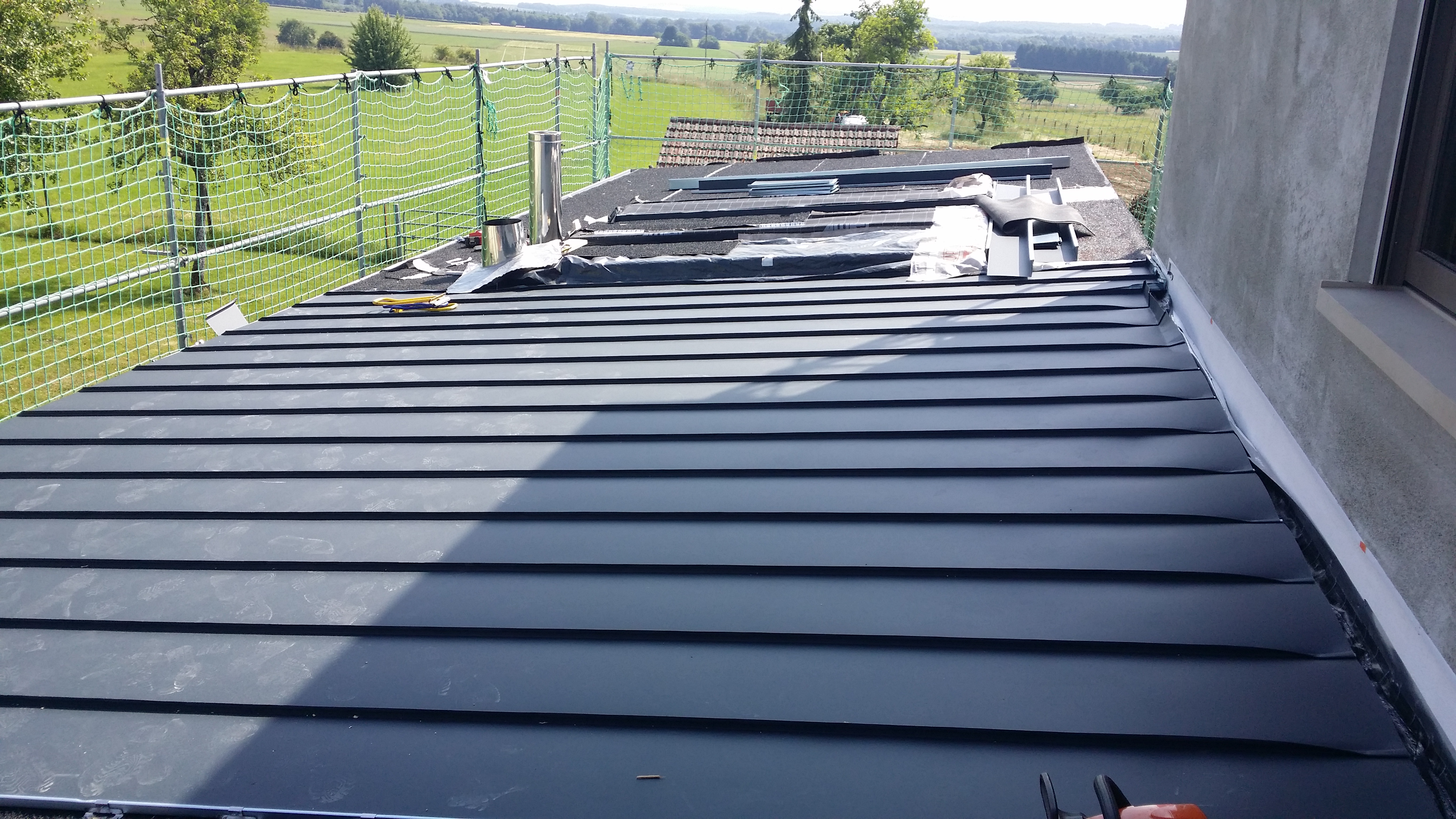 Umfassende Reparatur am Fachdach