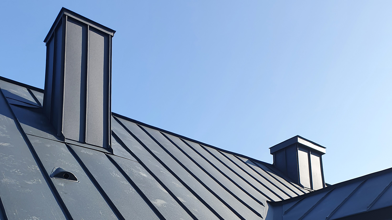 Schornstein mit Falzblech